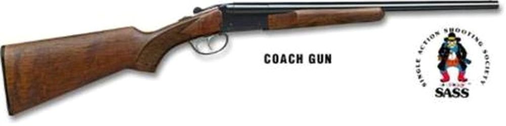 Stoeger Coach Gun SxS, A-Grade Satin Walnut, Blue .410 Ga, 20" Barrel