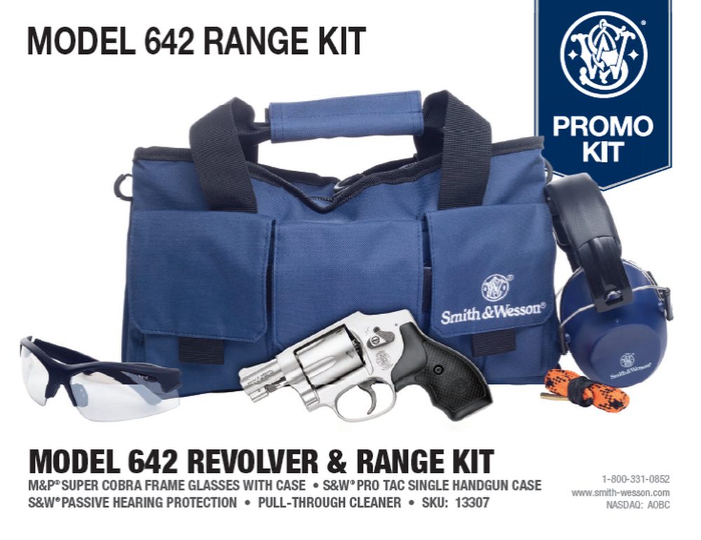 Smith & Wesson 642 Range Kit .38 Special Revolver