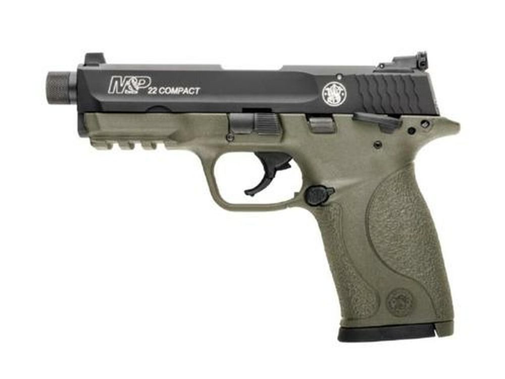 Smith & Wesson M&P Compact 22LR 3.5" Threaded Barrel FDE