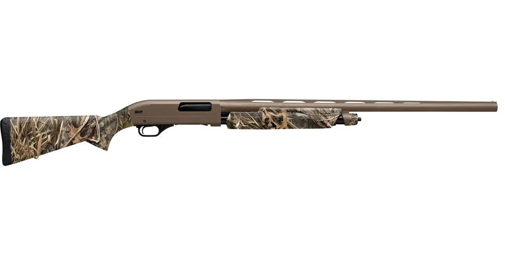SXP Hybrid Hunter 12 Gauge Pump Action Shotgun with Mossy Oak Shadow Grass Habitat Stock and 28 Inch Barrel