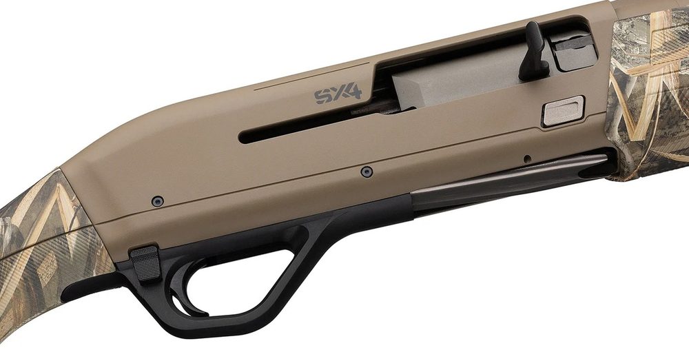 SXP Hybrid Hunter 12 Gauge Pump Shotgun with FDE Permacote Finish and Realtree Max-5 Camo Stock