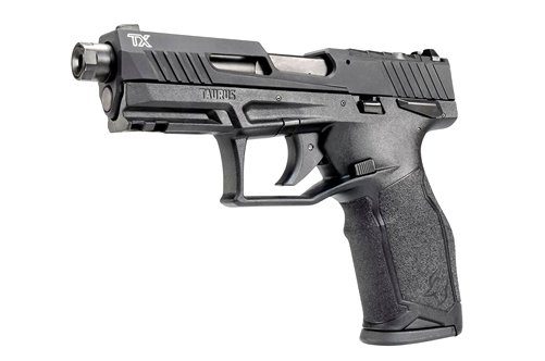 Taurus TX22 22 LR, 4" Threaded Barrel, Black, Viridian Laser, 16rd