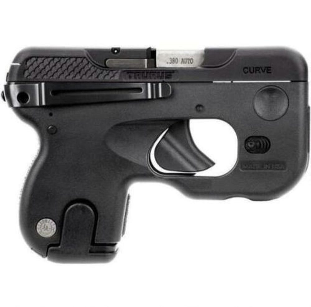 Taurus 180 Curve, .380 ACP, 2.7", 6rd, Viridian Laser/Light Combo, Black