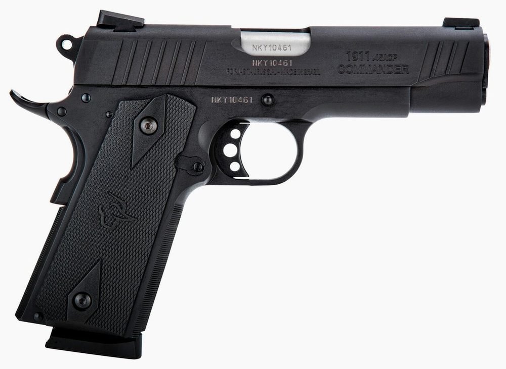 Taurus 1911 Commander 45 ACP 4.2" Barrel Gray VZ Grip Gray Cerakote Slide 8rd MAg