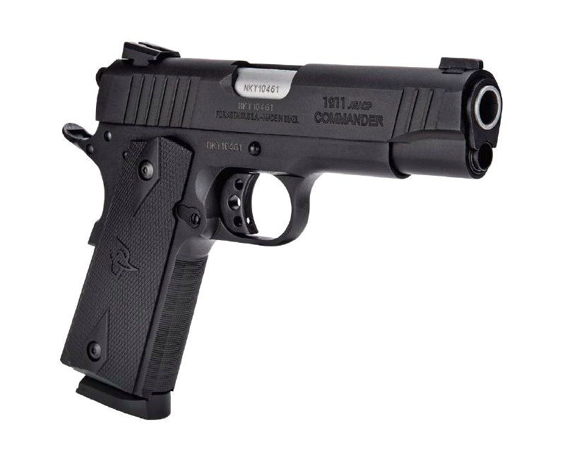 Taurus 1911 Commander 45 ACP, 4.25" Barrel, Laser, Black, 8rd