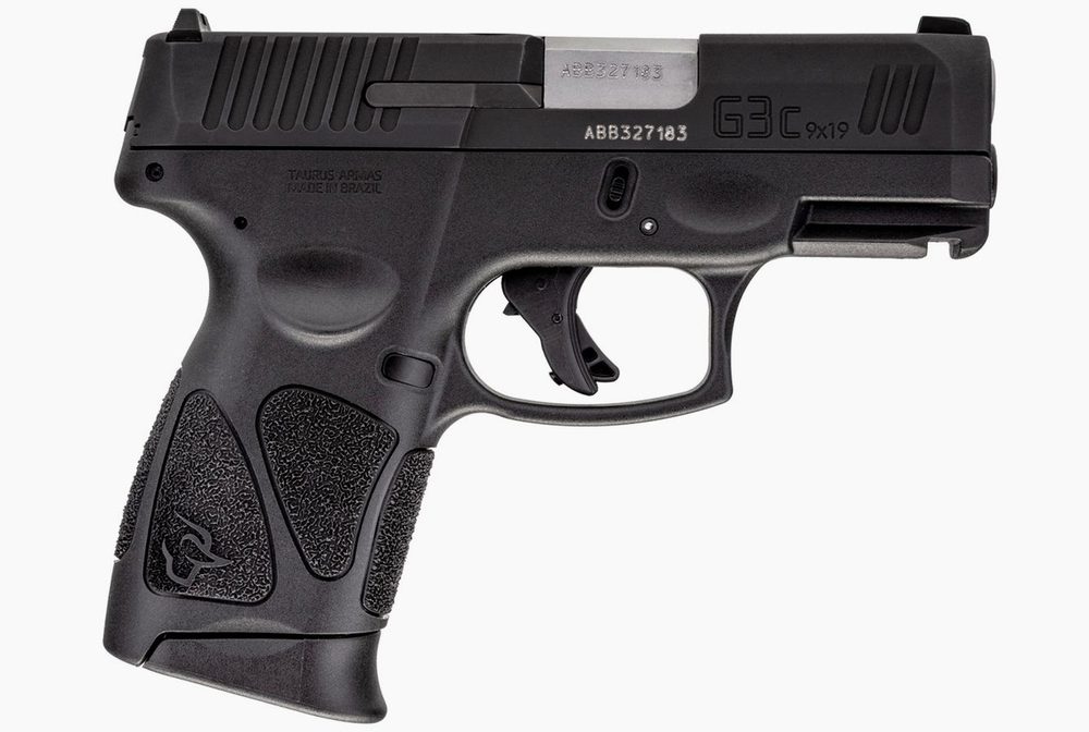 Taurus G3 9mm, 4" Barrel, Manual Thumb Safety, Fixed Sights, Black, 2x15rd Magazines