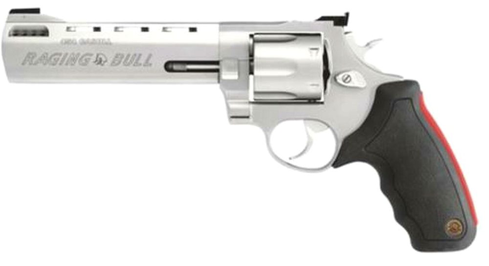 Taurus 454 Raging Bull 454 Casull 6.5" Barrel 5rd Adjustable Sight Rubber Grip SS