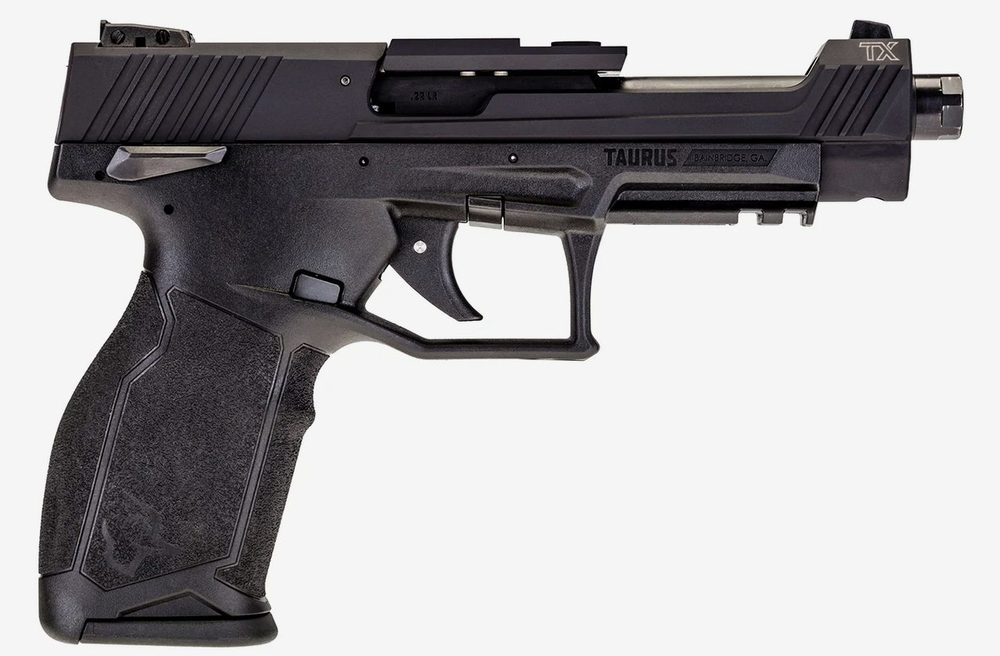 Taurus TX22 Competition 22 LR, 5" Threaded Barrel, Black, TandemKross Compensator, 16rd