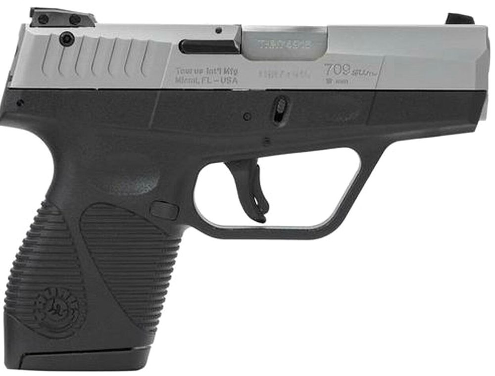 Taurus 709 Slim Single/Double 9mm 3" Barrel, Black Polymer Grip Sta, 7rd