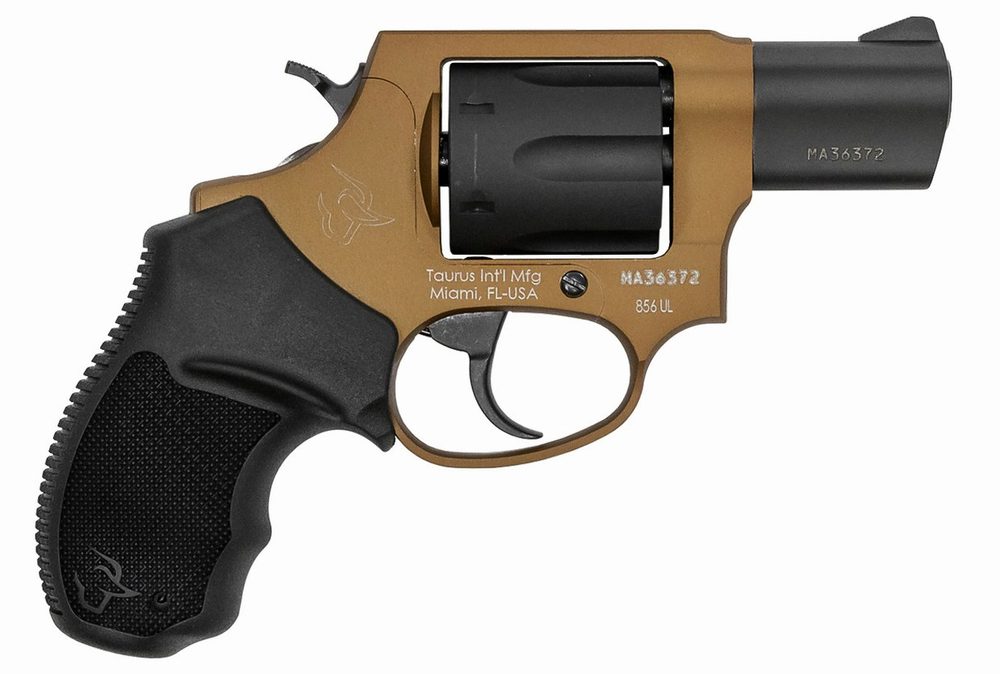 Taurus 856 Ultra Lite, .38 Special, 2" Barrel, 6rd, Burnt Orange Frame, Stainless Cylinder/Barrel