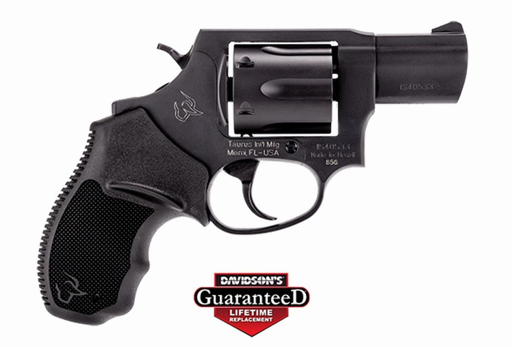 Taurus 856CH, Revolver CA Legal, 38 Special, 2" Barrel, Steel Frame, SS, Rubber Grips, 6Rd