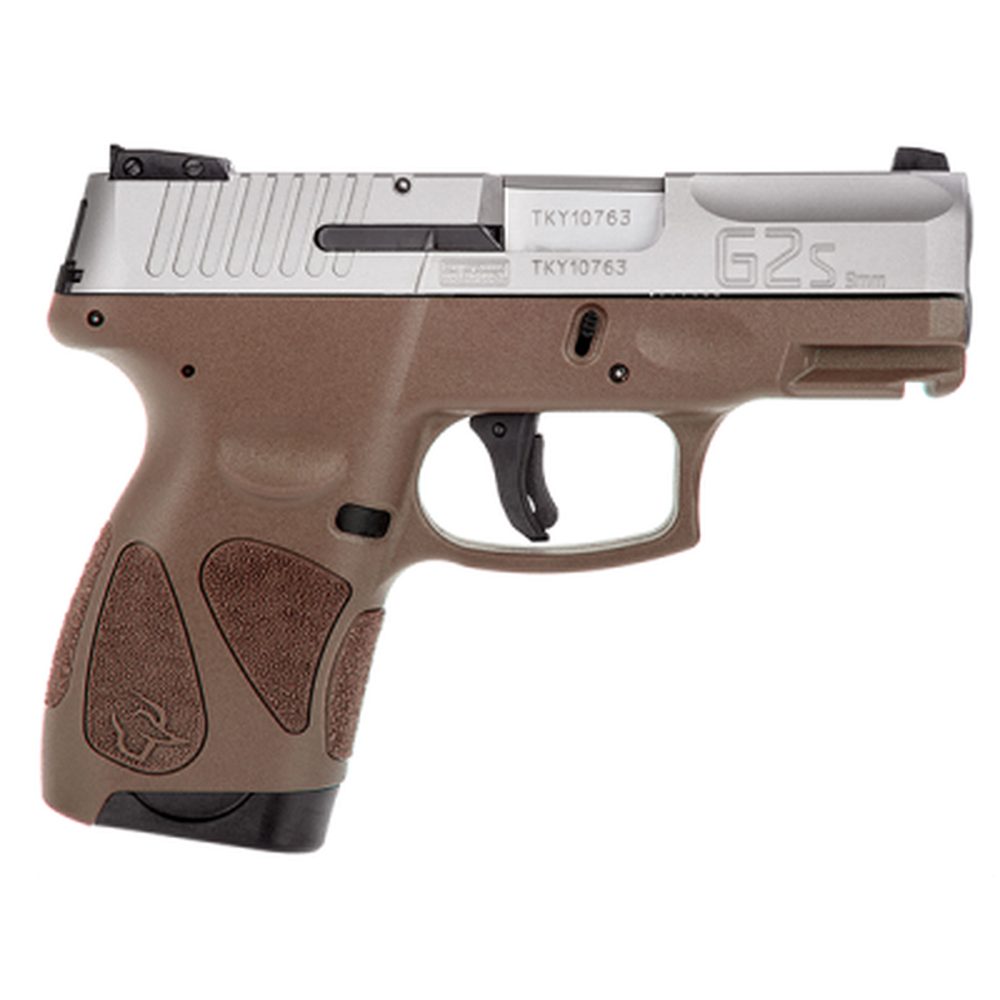 Taurus G2S Slim 9mm 3.25" Barrel Brown Polymer Grip SS Slide