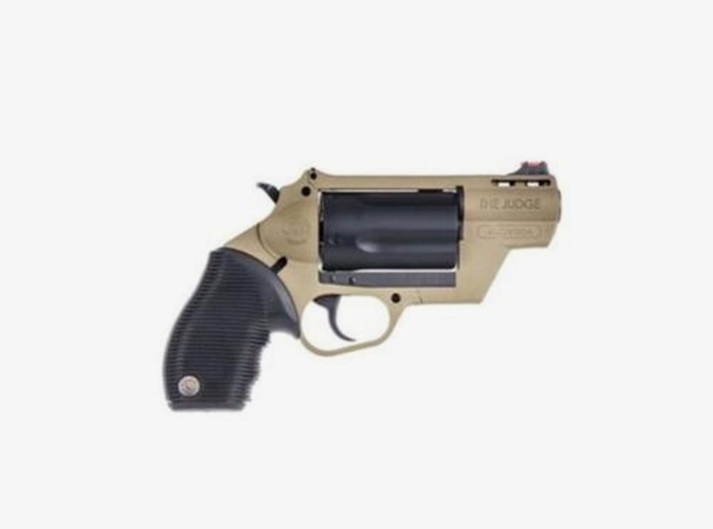 Taurus Judge Public Defender 410/45Colt 2" Barrel 2.5" Chamber Flat Dark Earth Frame
