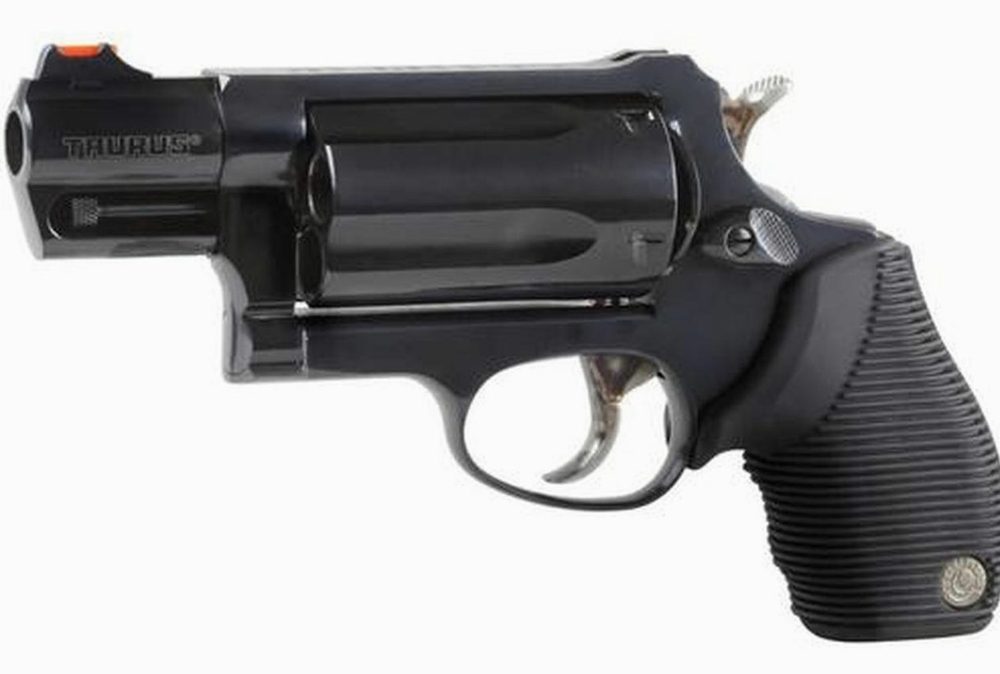 Taurus Judge Tracker Public Defender 410/45LC 2.5" 5rd Ribber Grip Bl