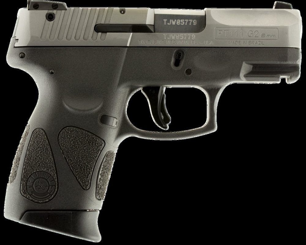 Taurus Pt111 Mil Pro G2 9mm 3.2" Barrel Gray Grip 12rd Mag
