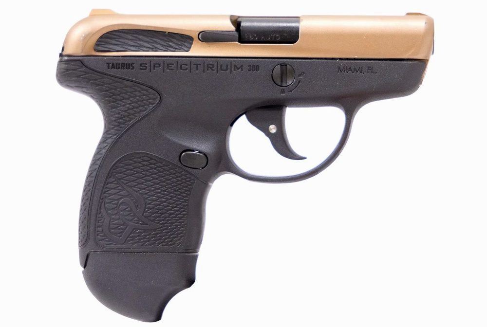 Taurus Spectrum .380 ACP, 2.8", 6/7rd, Black Polymer Grip, Black
