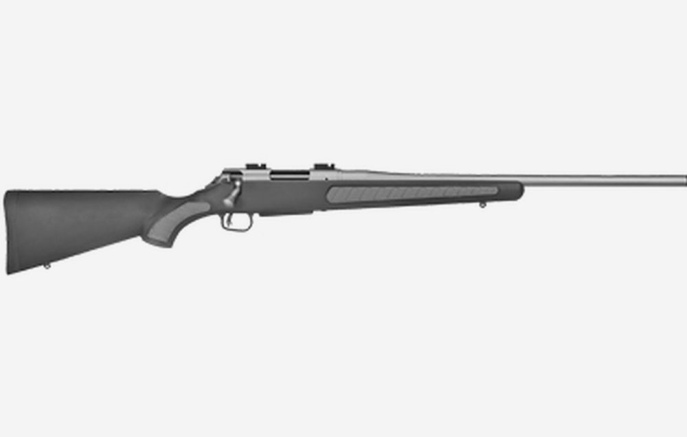 Thompson Center Venture II 300 Winchester Magnum, 24" Threaded Barrel, Black/Silver Weathershield Finish, Synthetic Stock, Detachable Magazine, 3rd
