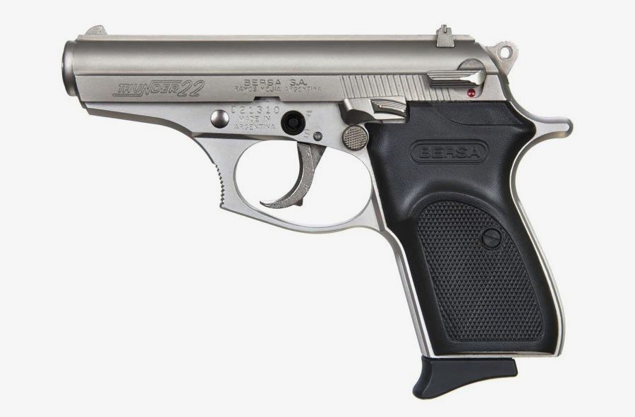 Thunder 22 22LR Satin Nickel Rimfire Pistol