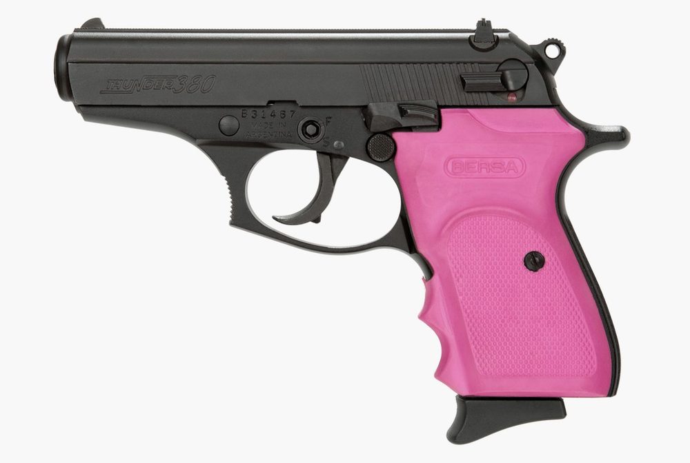Thunder 380 Carry Conceal Pistol with Pink Rubber Grips