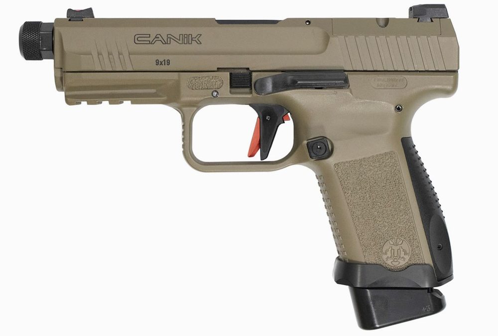 TP9 Elite Combat 9mm Flat Dark Earth Pistol with Threaded Barrel