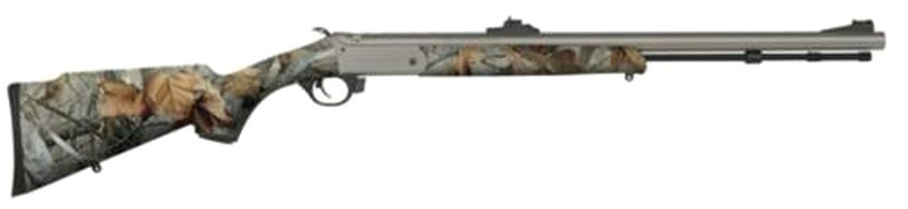 Traditions Black Powder Buckstalker Accelerator Break-Open Muzzleloader .50 Caliber 24" Barrel CeraKote Finish TruGlo Fiber Optic Sights G-2 Vista Stock