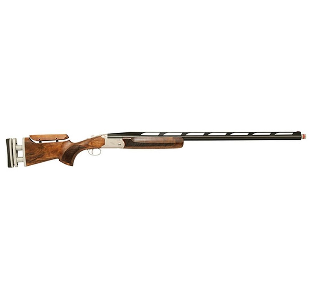 TriStar TT-15A Mono Trap 12 Ga, 34" Barrel, Silver, Adj Comb Stock, Walnut, 3 Ext Chokes, 2rd