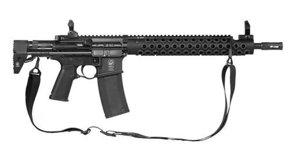 Troy Alpha Carbine 5.56/223 14.5" Barrel, Flash Hider (16" OAL), PDW Stock, 30 Round Mag