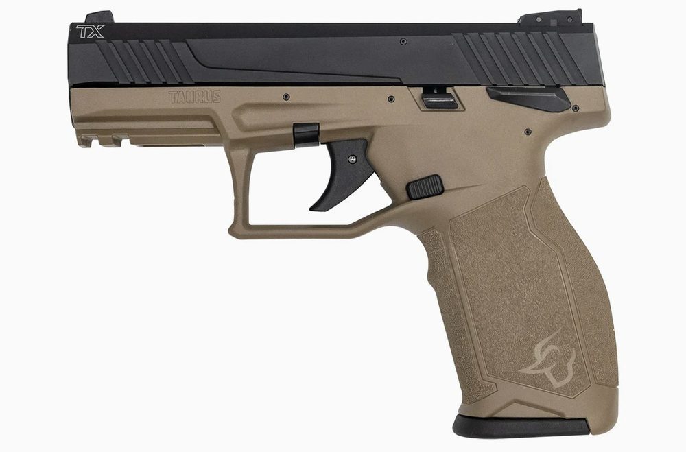 TX22 22LR Rimfire Pistol with Black Frame and Bronze Slide