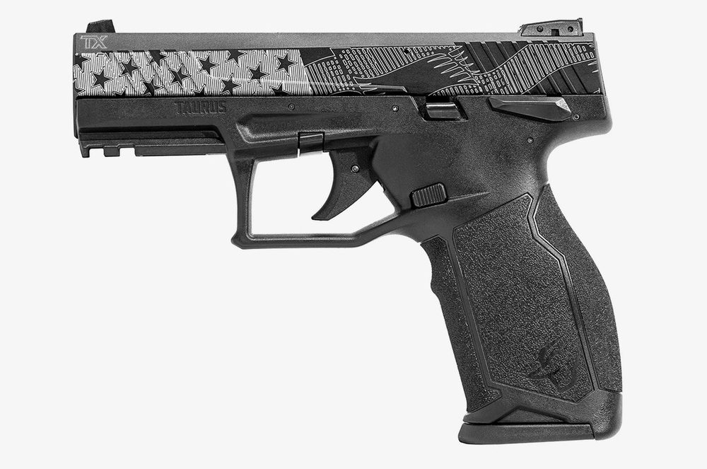 TX22 22LR Rimfire Pistol with Engraved US Flag Slide
