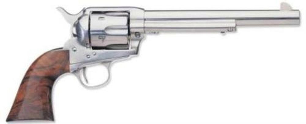 Uberti 1873 Cattleman New Model 45 Colt Stainless Steel, 7 1/2" Barrel