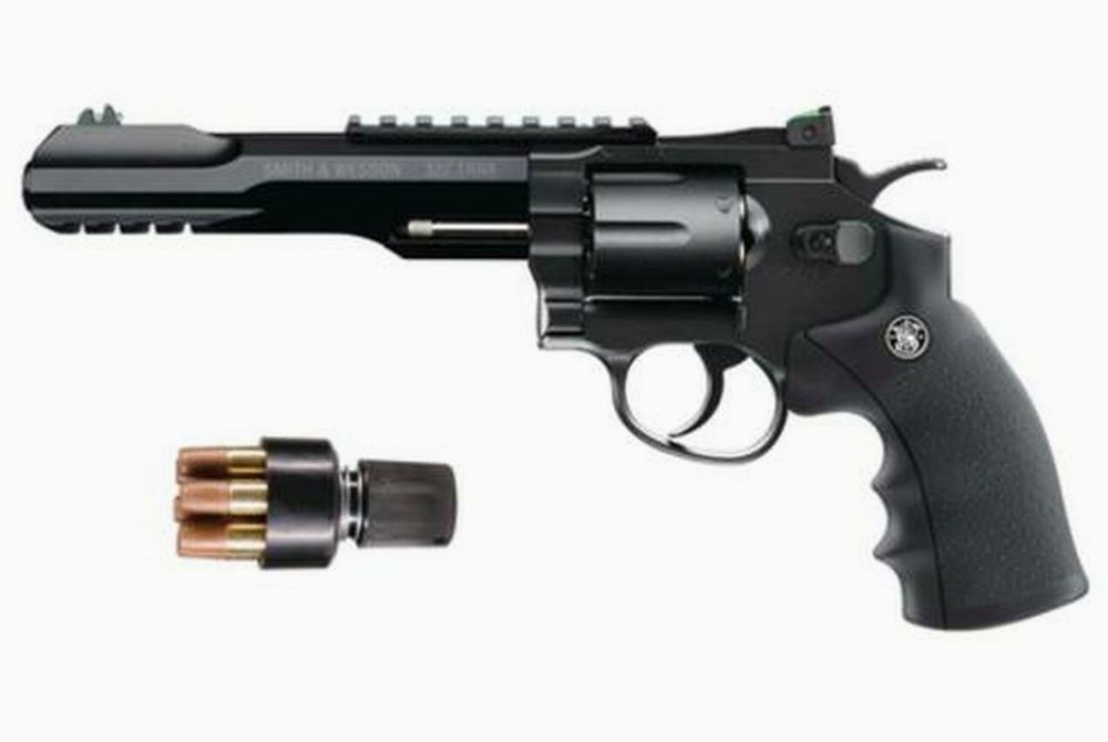 Umarex Smith & Wesson 327 TRR8 BB Revolver .177 Caliber 5.5" Barrel With Sights And Rails 6 Shot