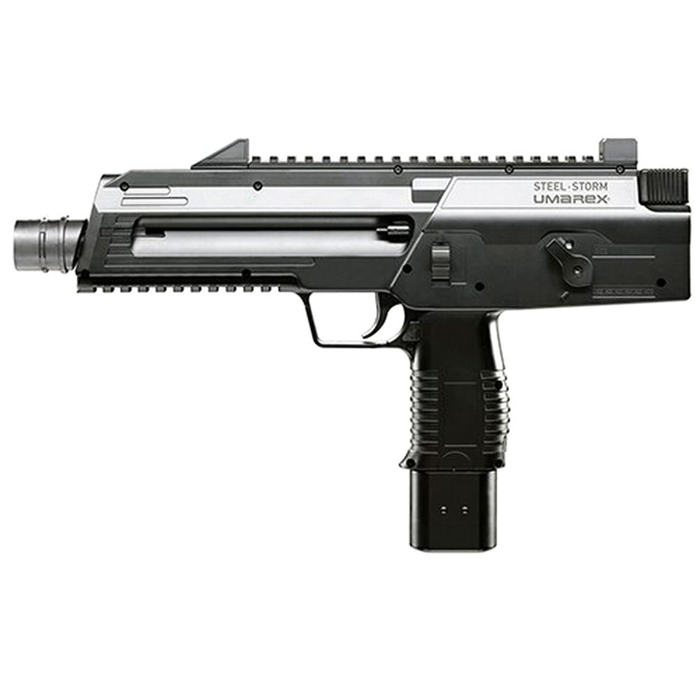Umarex Steel Storm, .177 BB, 30rd/300rd Resevoir, Semi-Auto/6-Shot Burst, Black