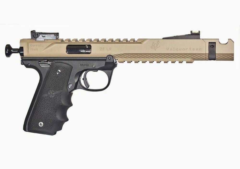 Volquartsen Black Mamba, 6" Barrel, Hi-Viz Front Sight, Single Port Comp, Cerakote, Flat Dark Earth