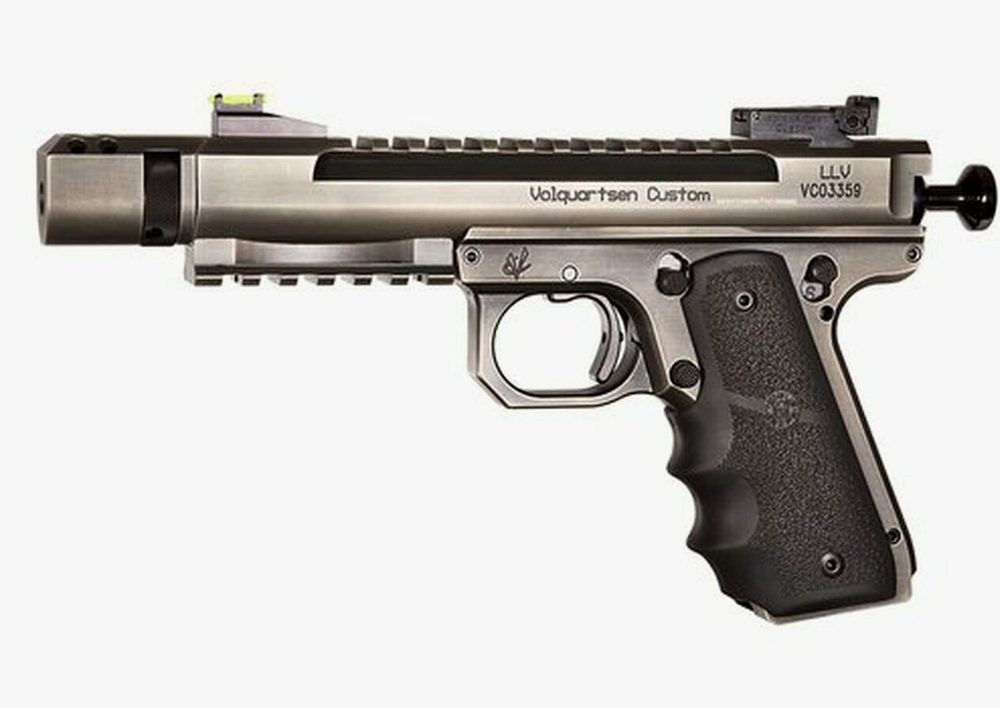 Volquartsen Scorpion .22 LR, 4.5" Barrel, 1911 Style Target Frame, Battleworn