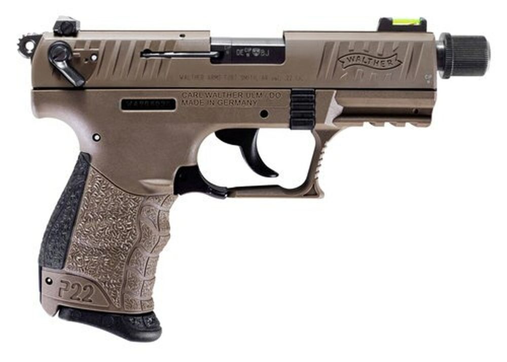 Walther P22 QD, .22 LR, Flat Dark Earth