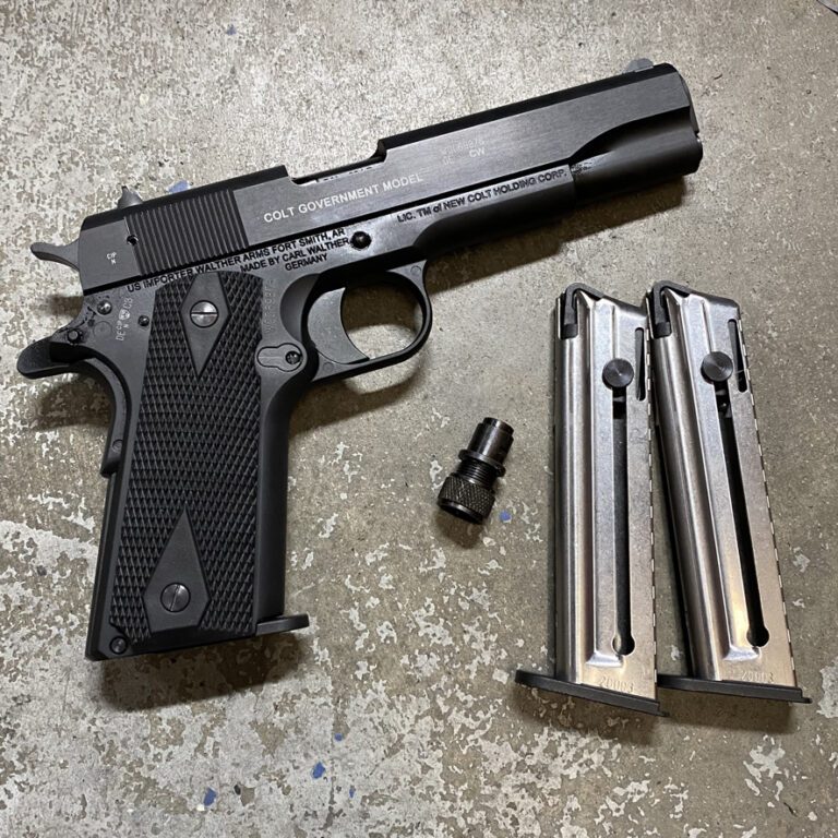 Walther Colt 1911 A1 Govt .22LR 5" Black