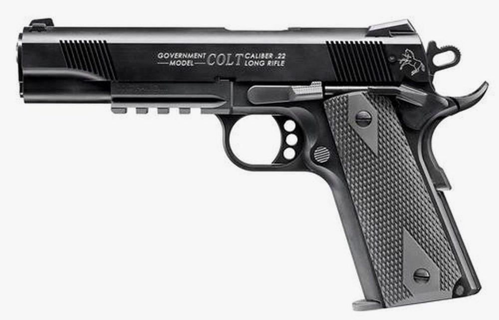 Walther Colt 1911 .22 L.R. Rail Gun Black 10 Round, 1 Mag