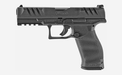 Walther PDP 9mm, 4.5″ Barrel, Black, Optic Ready, 18rd Walther