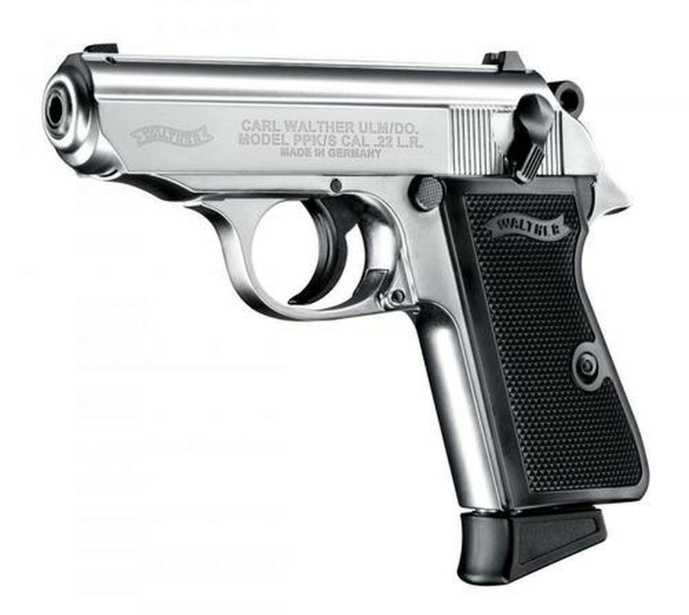 Walther PPK/S .22 L.R. 3" Barrel Nickel