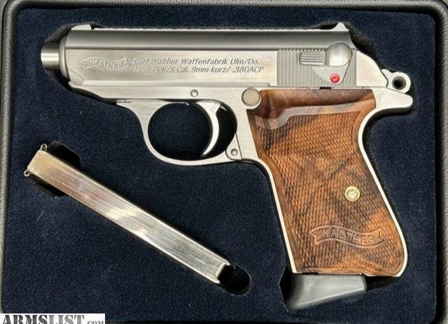 Walther PPK/S 380 ACP Police Trade-In Pistol with Blued Finish