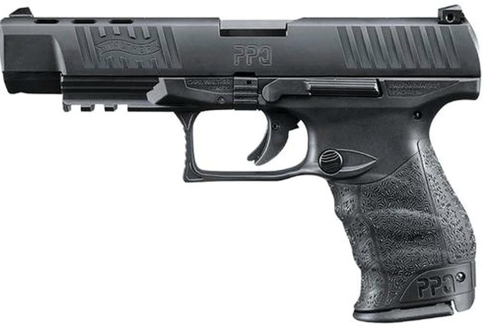 Walther PPQ M2 9mm Black 5" 15 Round, 2 Mags
