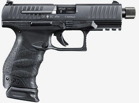 Walther PPQ M2 Navy SD 9mm 4.6" Barrel Black 1-17Rd/1-15Rd, 2 Mags