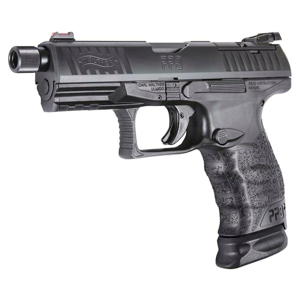 Walther PPQ M2 Q4 TAC 9mm, 4" Threaded Barrel, Optic Ready, 15rd