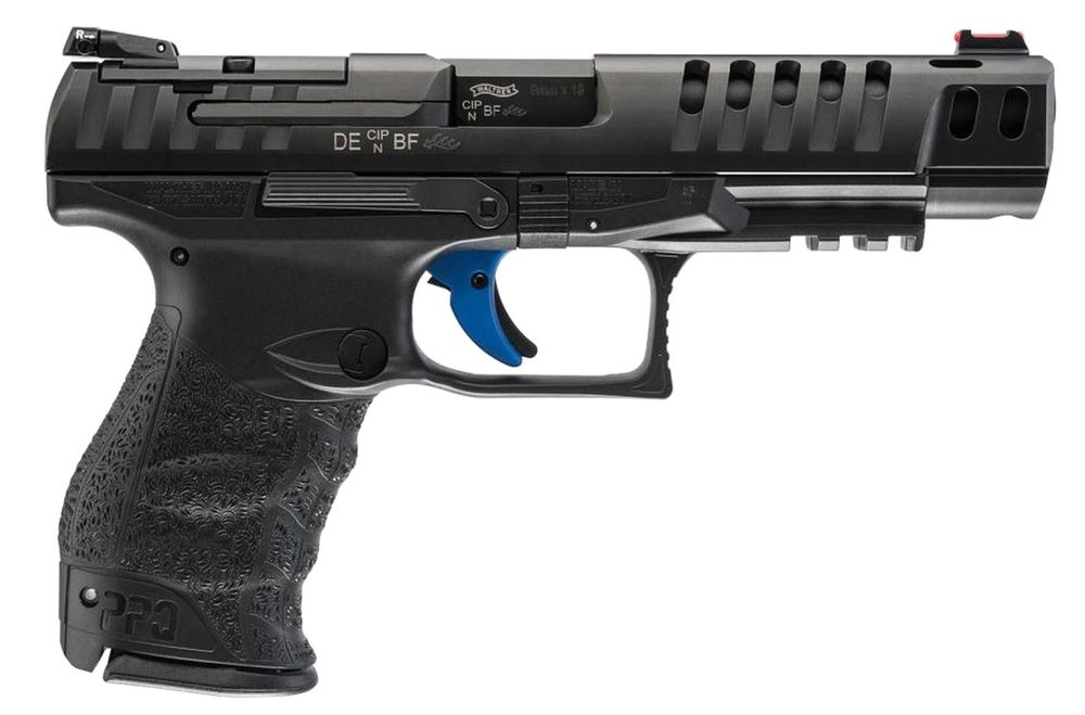 Walther PPQ M2 Q5 Match, 9mm, 5" Barrel, Target Sights, 3x15 Rd Mags