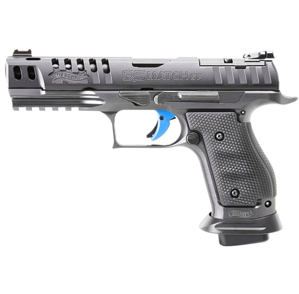 Walther PPQ M2 Q5 Match Steel Frame Pro, 9mm, 5" Barrel, 17rd Mag