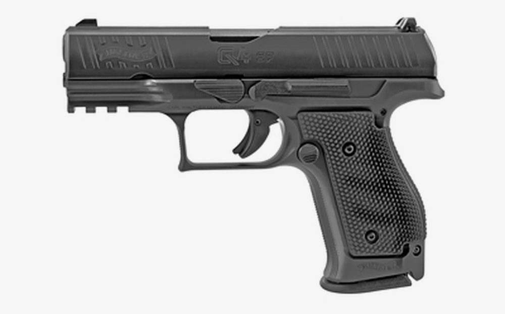 Walther Q4 Steel Frame Optic Ready 9mm 4" Barrel, Adj. Rear Sight, Black, 2x 15rd