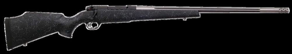 Weatherby Mark V AccuMark 6.5 Weatherby RPM, 26" Barrel, Steel Barrel, Black Grey And Stainless, Fiberglass Stock, 4rd