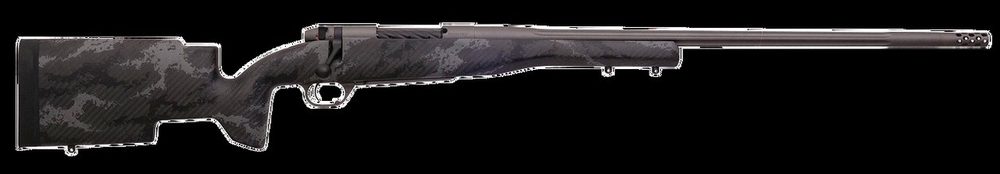 Weatherby Mark V Accumark Pro, Bolt Action, 6.5 Weatherby RPM, 26" Barrel, Black With Gray Sponge Finish, Carbon Fiber Stock, 4Rd
