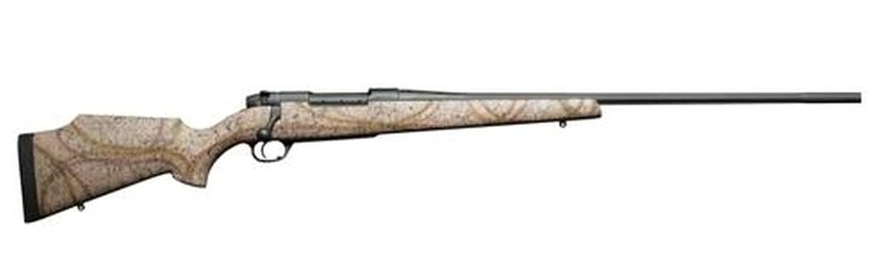 Weatherby Mark V Outfitter RC, 6.5 Cr, 22" Fluted, Armor Black Cerakote, Tan Composite Stock