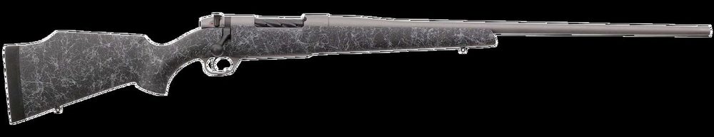 Weatherby Mark V Weathermark 6.5 Weatherby RPM, 24" Barrel, Tac Gray Cerakote, Black Gray Webbing, Monte Carlo Stock, 4rd